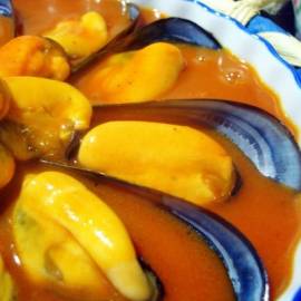Mejillones en salsa